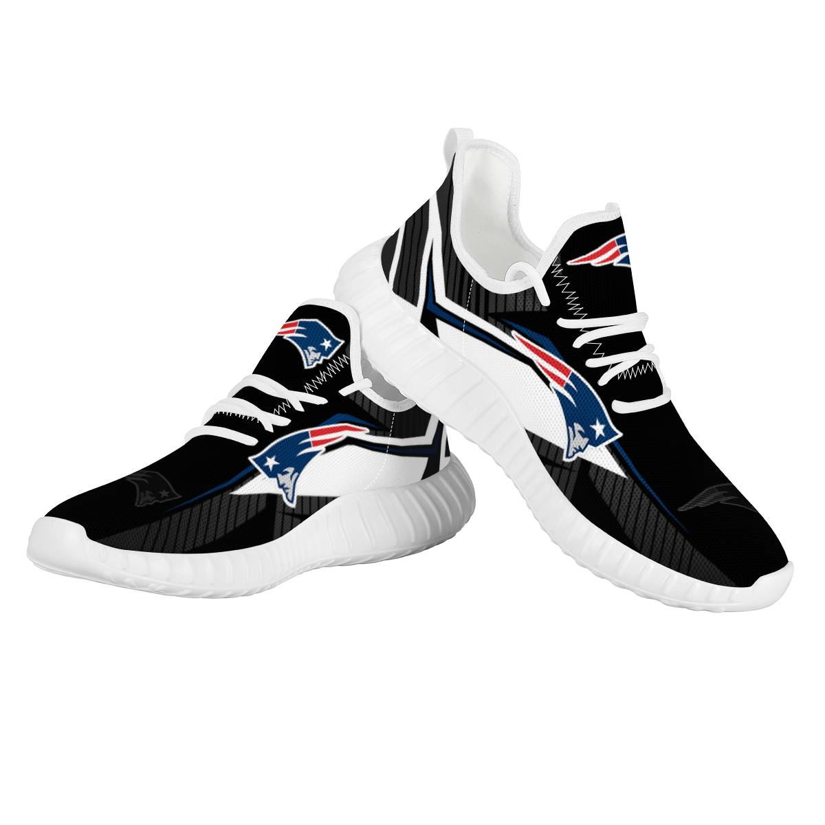 Men's New England Patriots Mesh Knit Sneakers/Shoes 016